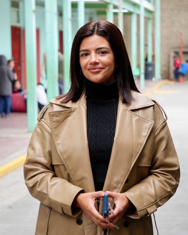 Retrato de Romina Figueroa, Coordinadora del Programa de Integración Escolar (PIE)